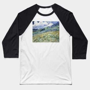 Vincent van Gogh - Landscape from Saint-Remy Baseball T-Shirt